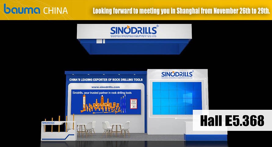 SINODRILLS sincerely invites you to BAUMA China 2024 in Shanghai