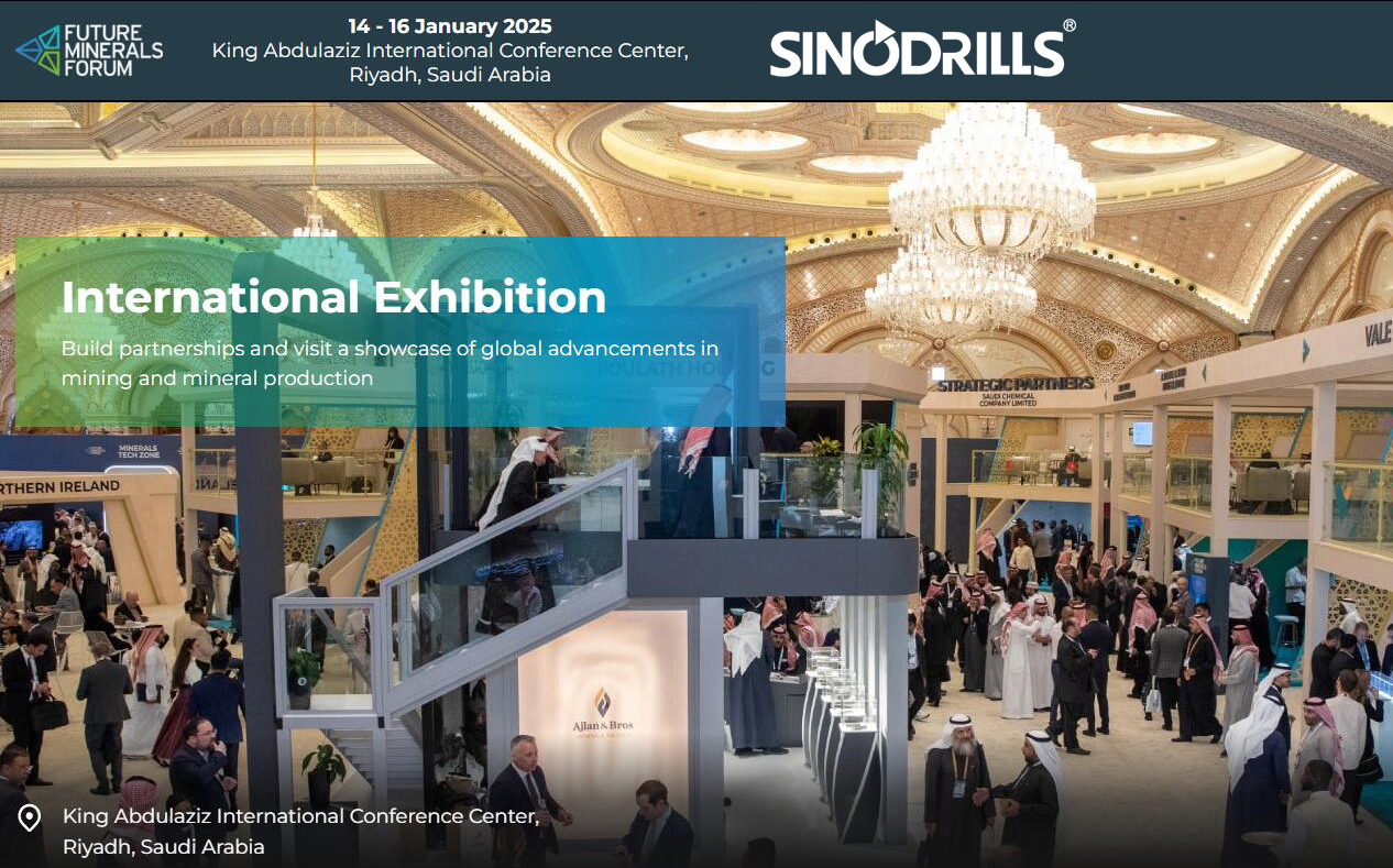 Sinodrills Cordially Invites You to Future Minerals Exhibition in Riyadh